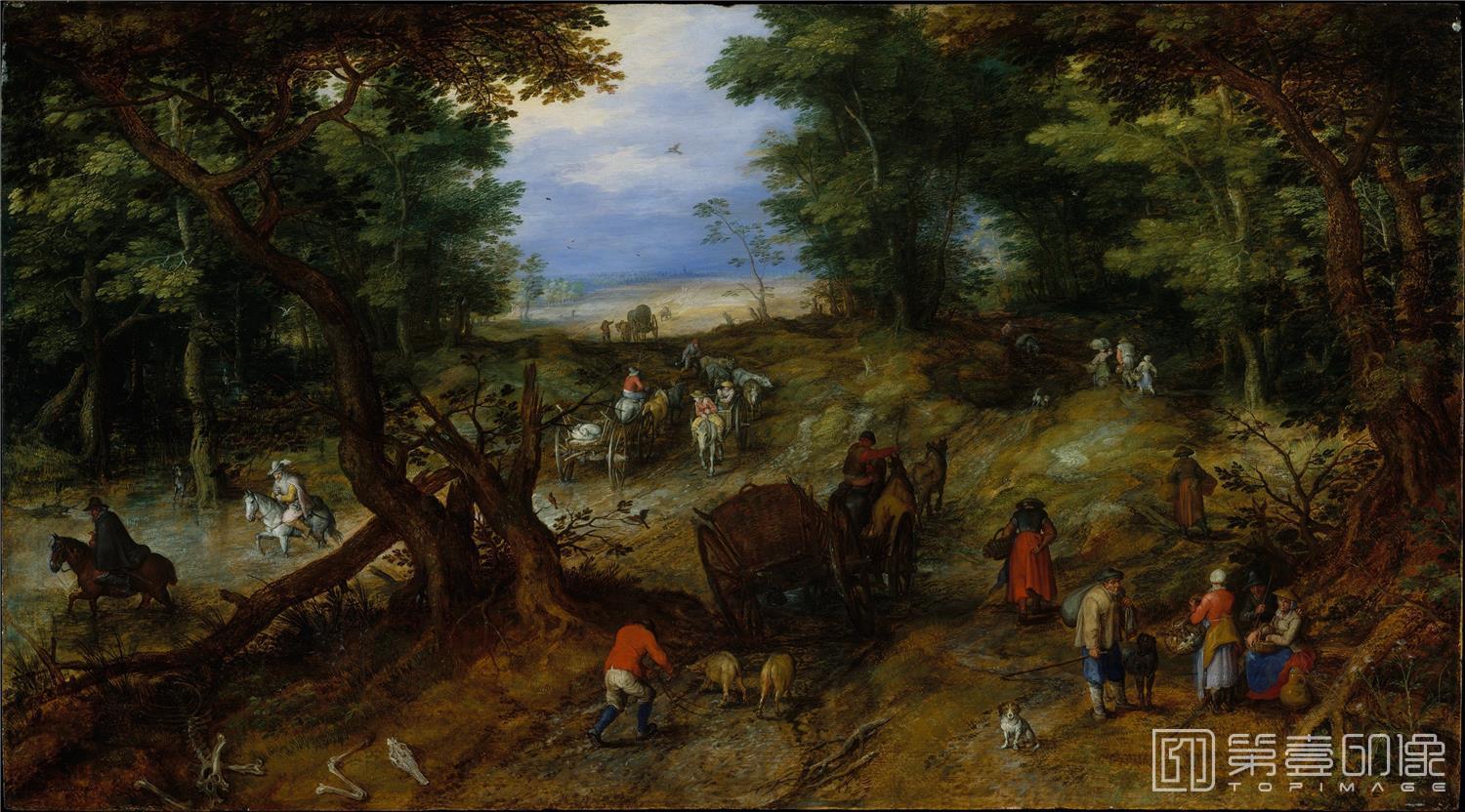 油画-彼得·勃鲁盖尔 Jan Brueghel-028